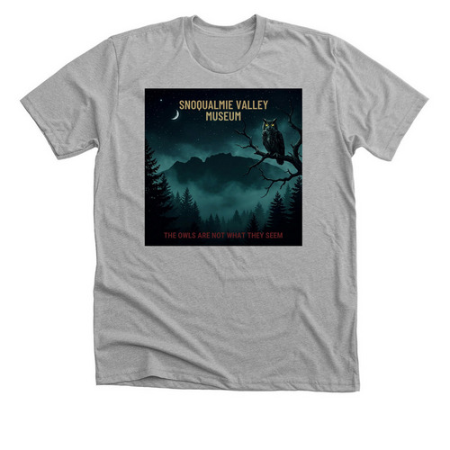 Twin Peaks- Mount Si, a Athletic Heather Premium Unisex Tee