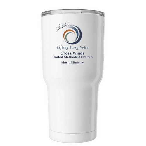 Music Tumbler, a White Insulated Tumbler