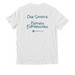 One Source. Endless Expressions., a Bright White Allmade Organic Cotton Unisex Tee (back-view)