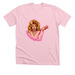 Illegally Blonde, a Heather Pink Premium Unisex Tee