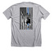 Vesting Oakland County Area K9s: K9 Fuze, a Athletic Heather Premium Unisex Tee (back-view)