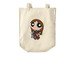 JINGLE DRESS POWWOW GIRLIE Tote Bags, a Natural Over-the-Shoulder Shopping Tote Bag