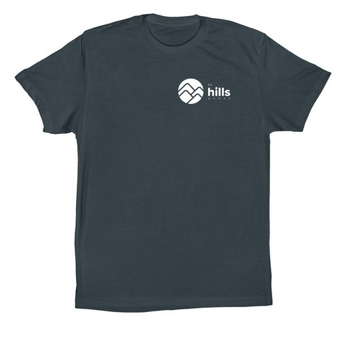 The Hills Women Tee ? Strength, a Dark Grey Premium Cotton Tee
