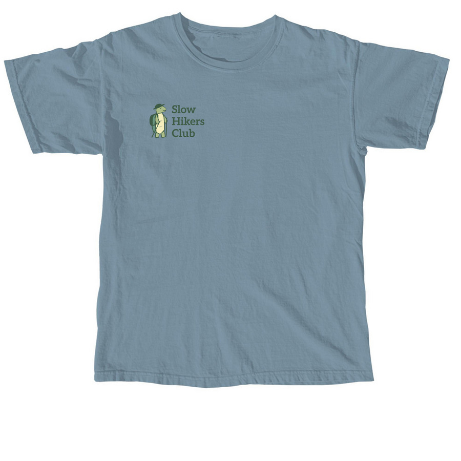 Slow Hikers Club Tees | Comfort Colors, a Ice Blue Comfort Colors Unisex Tee