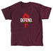 DEFEND - Social Worker, a Maroon Classic Unisex Tee