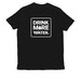 GCWW - Drink More Water, a Deep Black Allmade Organic Cotton Unisex Tee