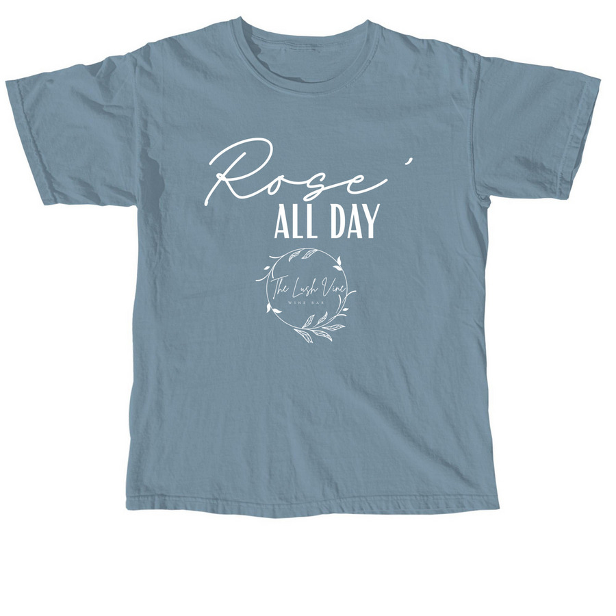 Rose? All Day, a Ice Blue Comfort Colors Unisex Tee