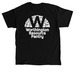 White Logo Gear, a Black Classic Unisex Tee