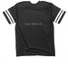 Farm shirt&nbsp;, a Vintage Smoke / White Football Jersey Tee (back-view)