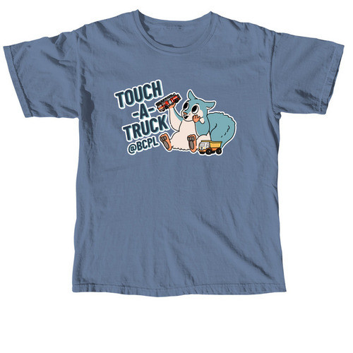 Touch a Truck Harper (2025), a Blue Jean Comfort Colors Unisex Tee