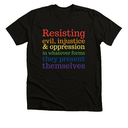 2026 Pride "Snowflake", a Black Heather Premium Unisex Tee