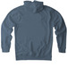 Circle Heron, a Storm Blue Heavyweight Pullover Hoodie (back-view)