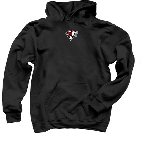 Wolf/Dance 2-sided, a Black Pullover Hoodie