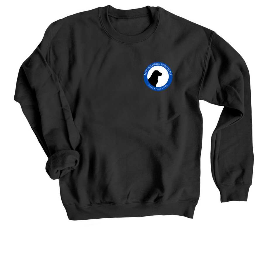 PUPMN Logo - Sweatshirts, a Black Crewneck Sweatshirt