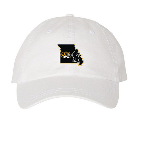 Columbia Mikey Hat&nbsp;, a White Printed Pigment Dye Baseball Cap