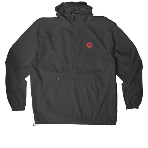 Radiant Heart (adult jackets), a Graphite Packable Anorak