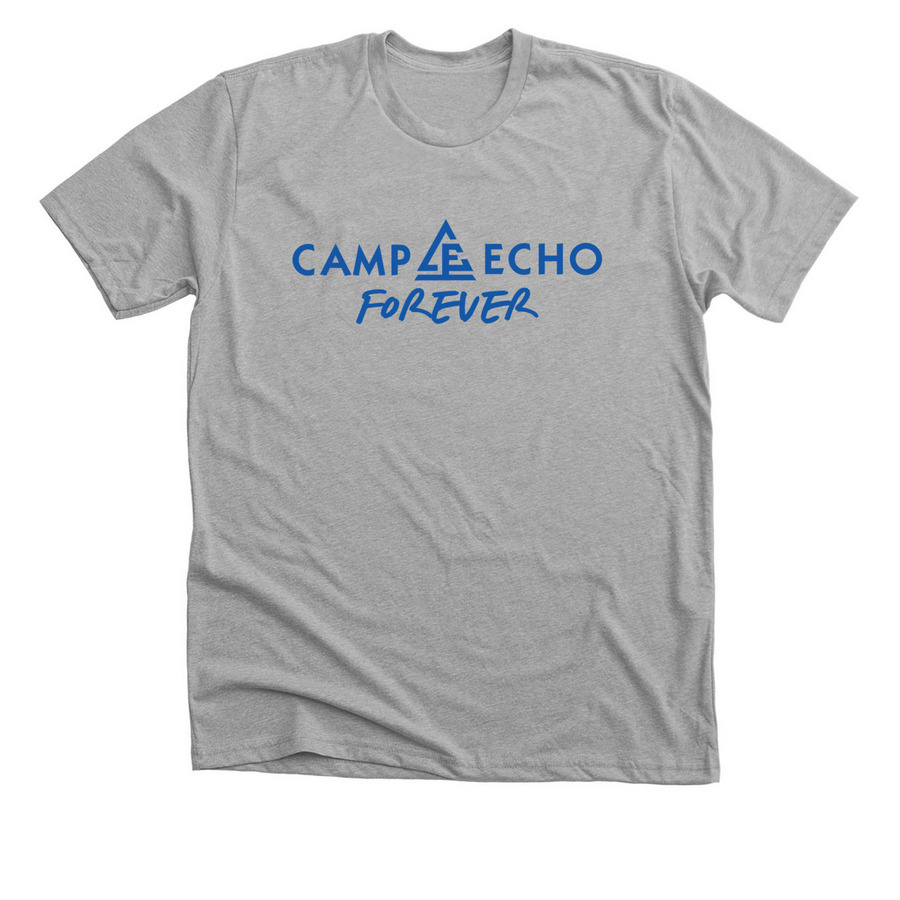 ECHO FOREVER, a Athletic Heather Premium Unisex Tee