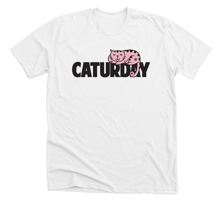 Support Special Needs Cat Rescue, a Solid White Blend Premium Unisex Tee