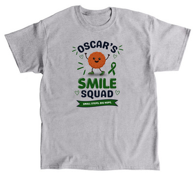 Oscar?s Smile Squad for CDG Care, a Sport Grey Classic Unisex Tee