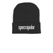Specrapular for Warmth, a Black Printed Cuffed Beanie