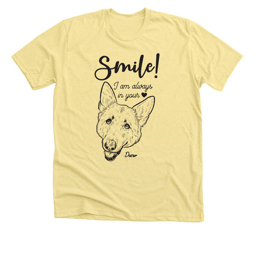 2020 Smile! I am always in your&nbsp;?, a Heather Yellow Gold Premium Unisex Tee