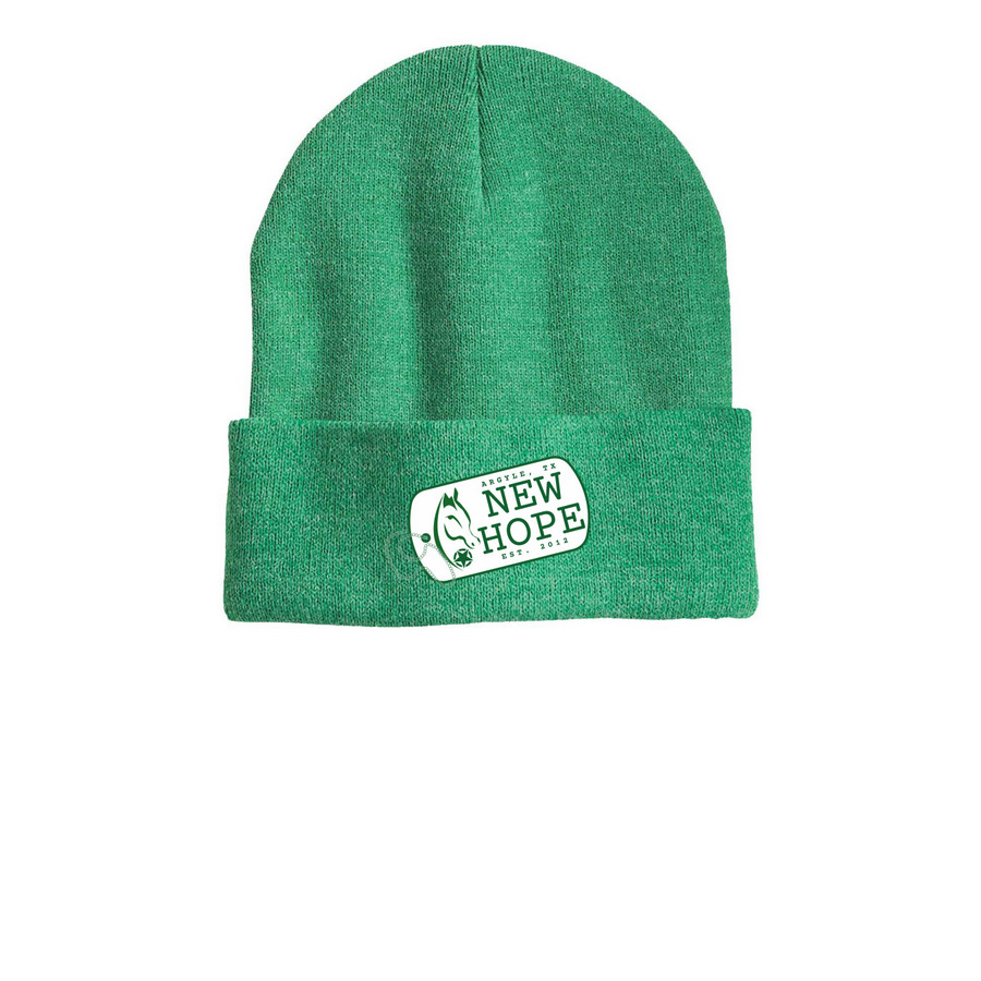 Veterans Program Logo Beanies, a Heather Kelly Printed Cuffed Beanie