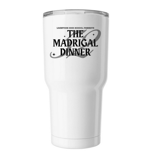 Madrigal 52 Tumbler, a White Insulated Tumbler