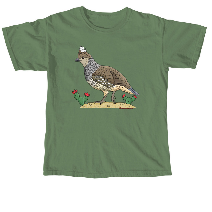 STBB Scaled Quail, a Hemp Comfort Colors Unisex Tee