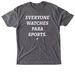 Everyone Watches Para Sports., a Premium Heather Triblend Unisex Tee