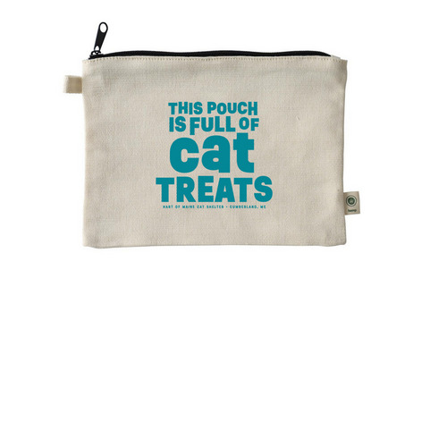 HART Cat Treat Pouch, a Natural 9"x7" Hemp Blend Pouch