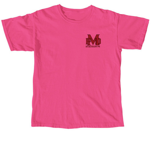 2024 Muster Team Shirts, a Neon Pink Comfort Colors Unisex Tee