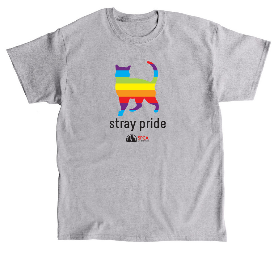 Stray Pride - Cat, a Sport Grey Classic Unisex Tee