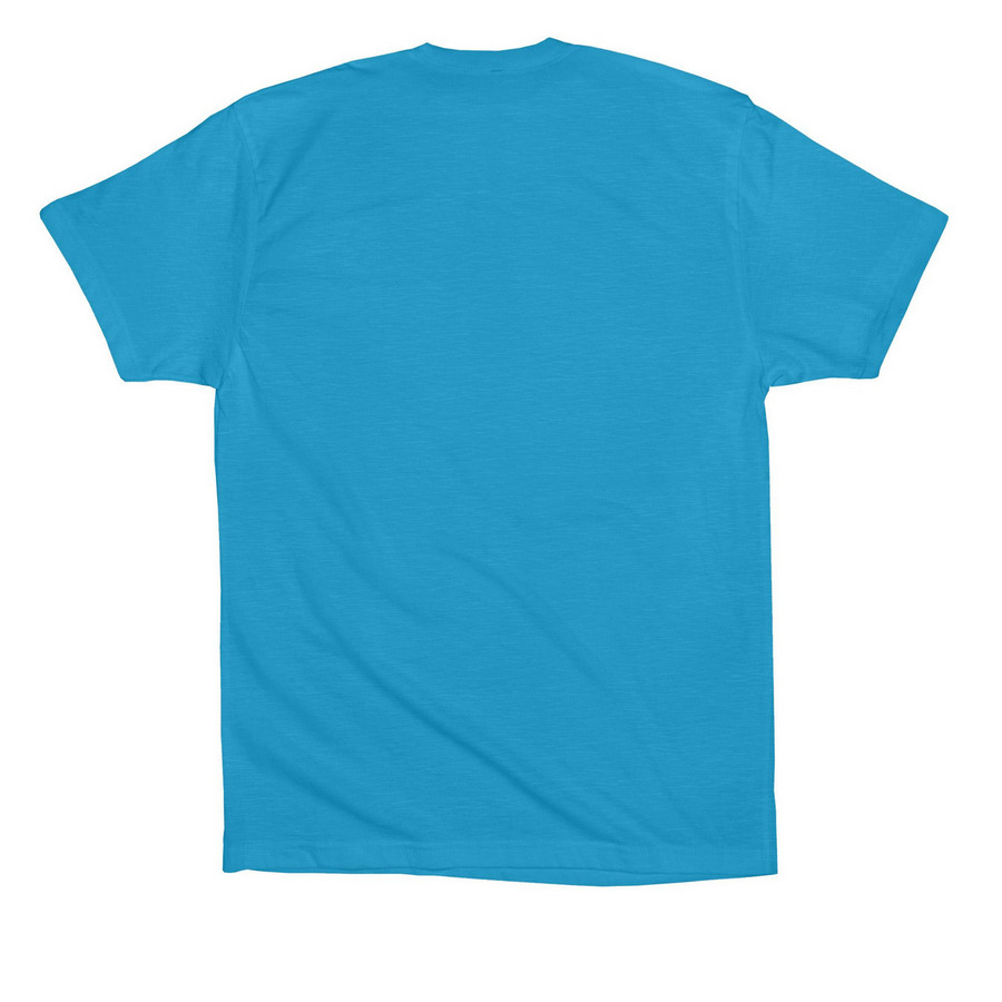 Shirts, a Aqua Premium Cotton Tee (back-view)