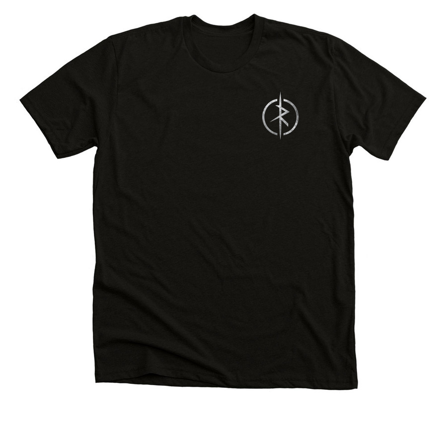 Revna, a Black Heather Premium Unisex Tee