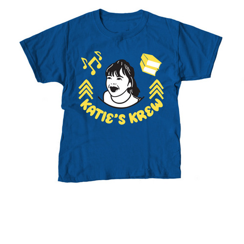 Katie's Krew, a Royal Blue Youth Unisex Tee