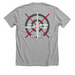 EAX worldwide&nbsp;, a Athletic Heather Premium Unisex Tee (back-view)