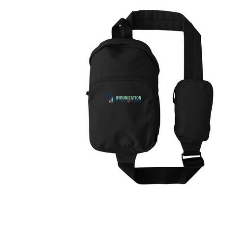 IAM Logo Sling Bag, a Black Grove Sling Bag