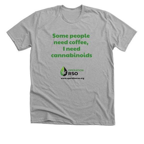Some people need coffee, I need cannabinoids&nbsp;, a Athletic Heather Premium Unisex Tee