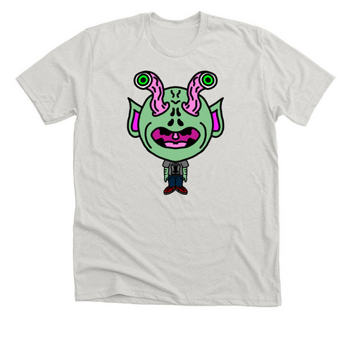 Greep., a Heather Cement Premium Unisex Tee