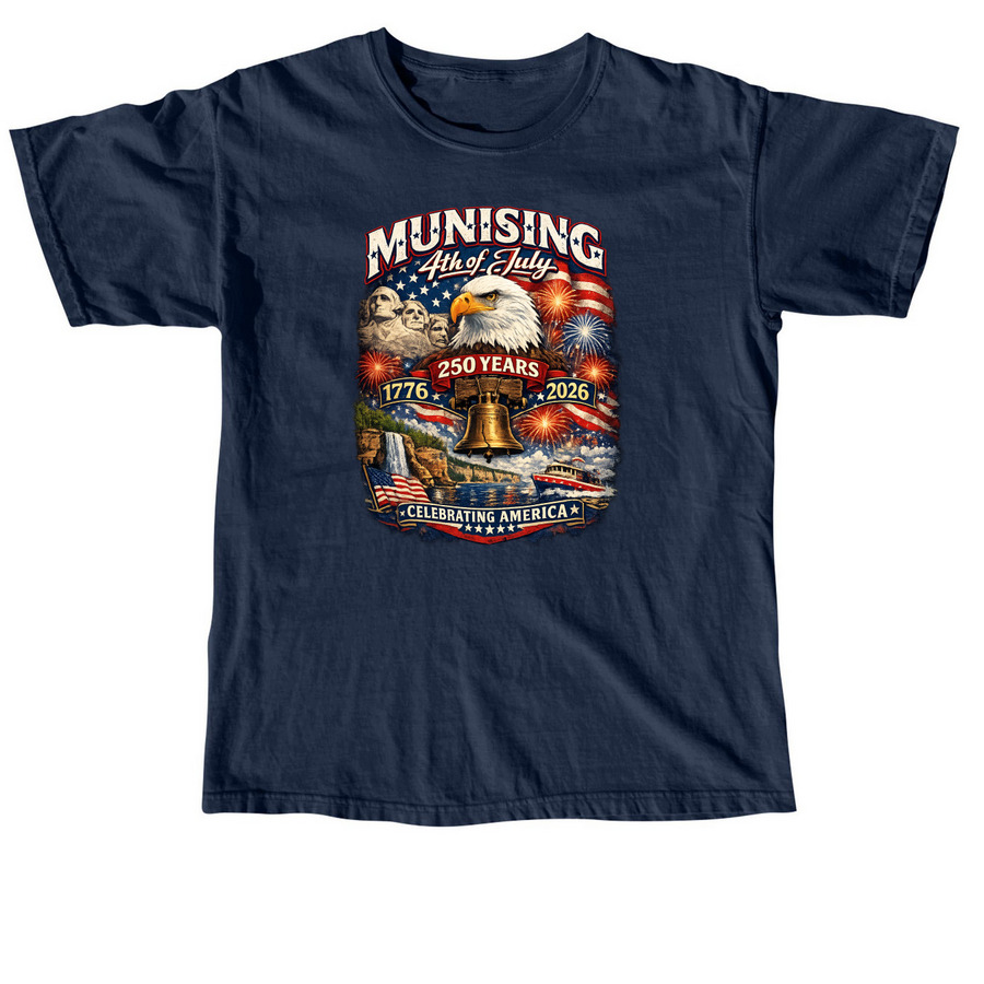 250th Celebration - Adult, a True Navy Comfort Colors Unisex Tee