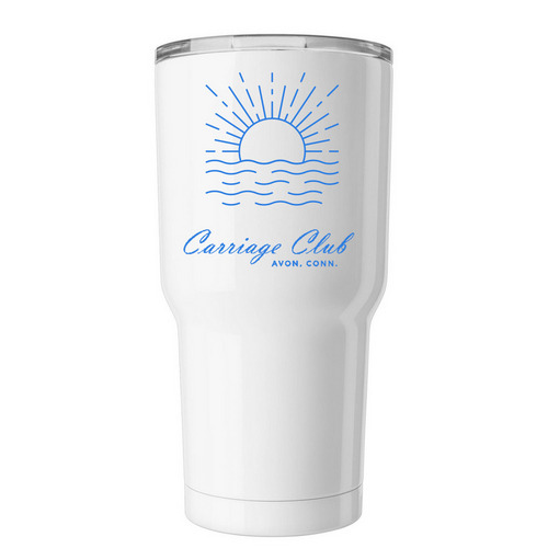 Carriage Club - Tumblers, a White Insulated Tumbler