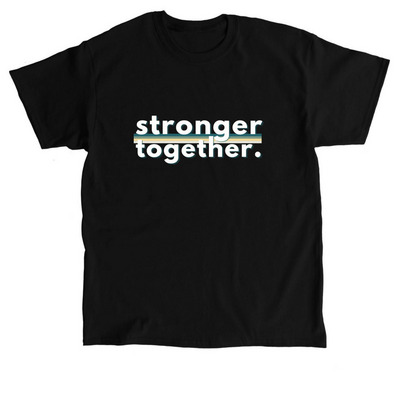 NOVA52: Stronger Together, a Black Classic Unisex Tee