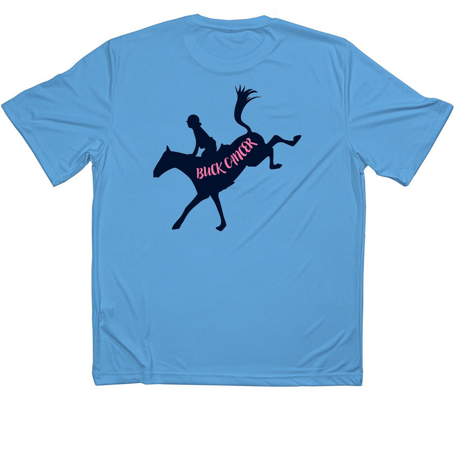 Pink Pony Club - Athletic, a Carolina Blue Classic Performance Tee (back-view)