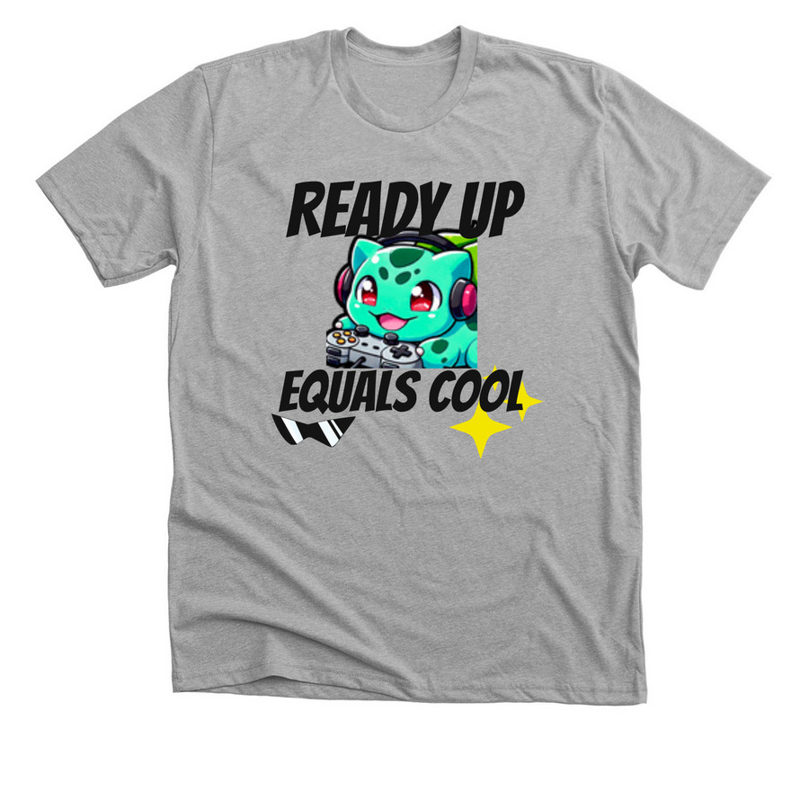 PLZ READY GREEN, a Athletic Heather Premium Unisex Tee
