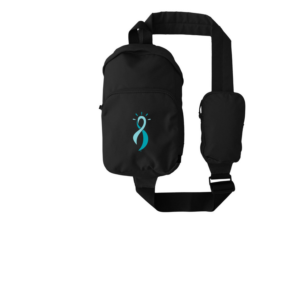 Teal Essentials: Sling Bag ? Ribbon Design, a Black Grove Sling Bag