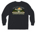 Fatherhood Shirt, a Black Comfort Colors Long Sleeve Pocket Tee (back-view)