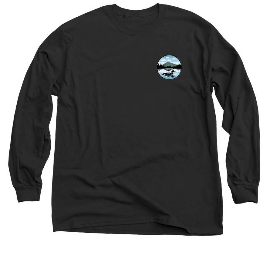 Mirror Lake Merchandise, a Black Classic Long Sleeve Tee
