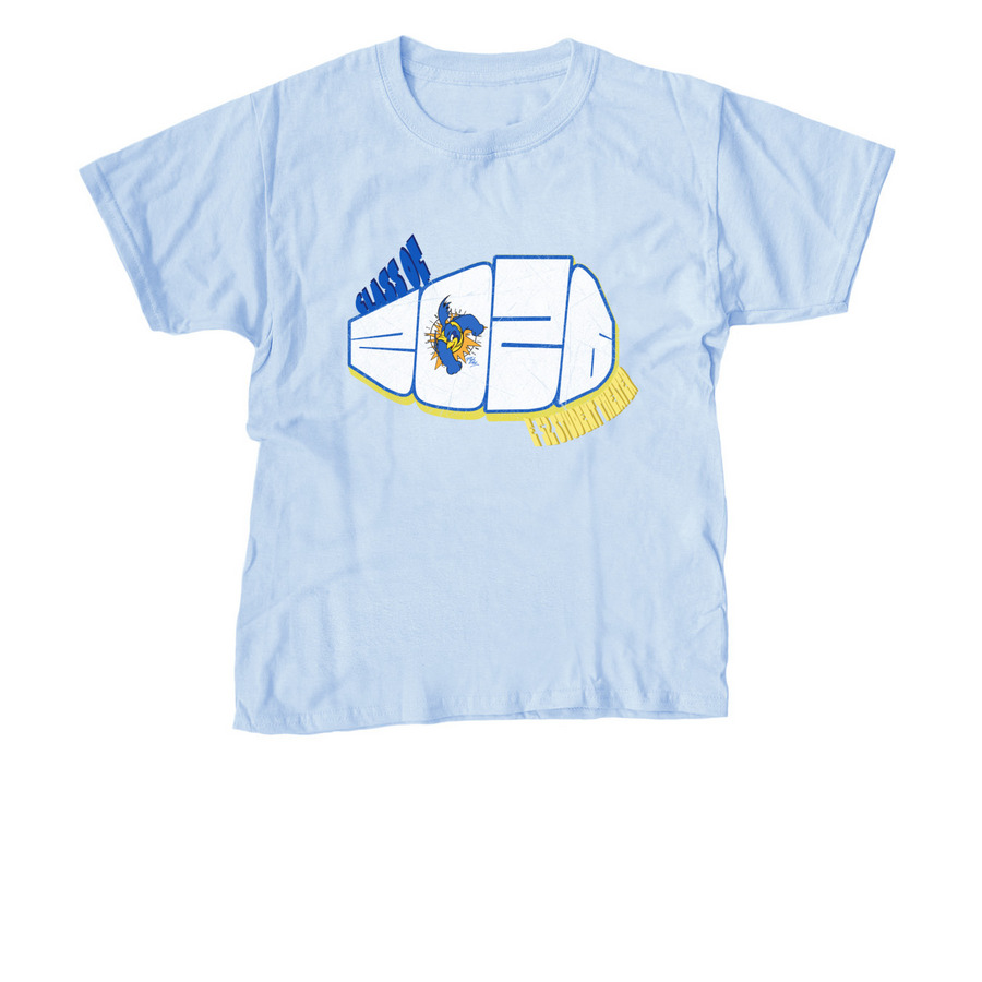 Senior Shirts, a Light Blue Youth Unisex Tee