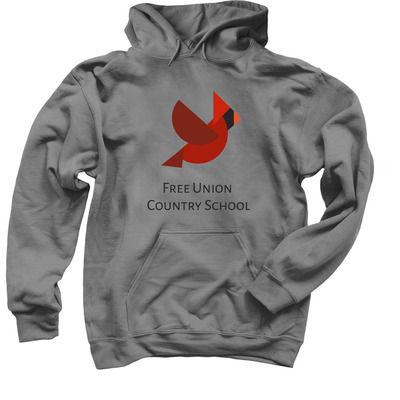 Free Union Country School Sweatshirts!, a Charcoal Pullover Hoodie