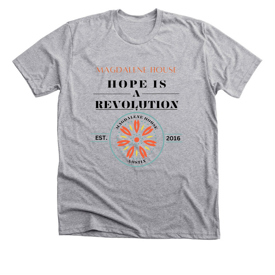 Hope Is A Revolution!, a Athletic Heather Premium Unisex Tee